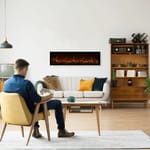 View Amantii Symmetry Bespoke Xtra Tall Electric Fireplace