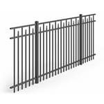 View Aluminum Swimming Pool Fences: UAF-250 Flat Top with Spear Flush/Modified