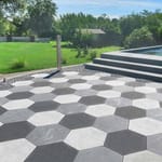 View Porcelain Pavers: Hexagonal