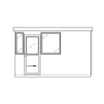View Standard 5' 4" X 12' Booth With Restroom