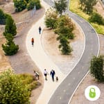 View Foot Traffic Pathway