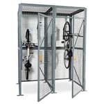View Bike Cages: Wire Bike Locker