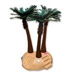 View Island With Palm Trees (PTW15005)
