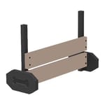 Gyms For Dogs - DL-JM-RPW: Jump Hurdle - Medium - RPW