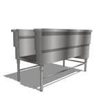 Cool Dog Wash Tubs - Pro Series Tub Hair Catching System Detail