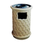 View French Basket Ash/Trash Urn