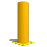 10" Diameter x 36" Height Baseplate Bollard