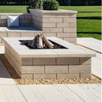 View Firepits: Travertina , RECTANGLE FIRE-PIT