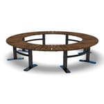 View Fairmount 82.6” (2.1m) Curved Bench 360° (FA340N)