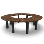View Fairmount 59” (1.5m) Curved Bench 360° - In Ground (FA200N)