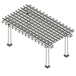 20' X 12' Up To 22' Fiberglass Pergola, Round/square Columns, Free Standing