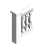 View Fiberglass, Urethane, & Synthetic Stone Balustrades, Railing System (#0201 Balusters)