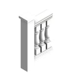 View Fiberglass, Urethane, & Synthetic Stone Balustrades, Railing System (#0201-S Balusters)