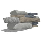 View Fieldstone Dark Ledgestone