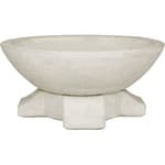 View 25.5" Modern Bowl With Cross Pedestal