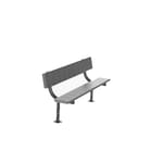View Players Bench With Back: Model 1103