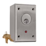 View CM-1000 Series: Key Switches - Cast Aluminum Faceplate and Surface Box