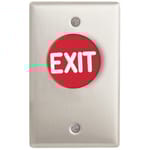 View CM-4000/4100: 1 5/8" Mushroom Push button with Aluminum Faceplate
