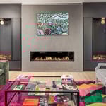 View Indoor Flare Front - Modern Frameless Fireplaces