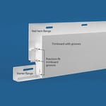 View Restoration Millwork®:  InvisiPro® Hidden Fastening System – Nail Hem & Starter Flange