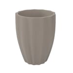 View PurePots: Rippled Round Fiberglass Planter - 4403IR