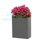 View Modern Elite: Wide Tower Powder-Coated Aluminum Planter - 6204WTS