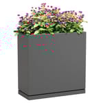 View LITE Narrow Rectangle Powder-Coated Aluminum Planter - 5103 NR