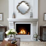 View Mantel: Regal 72 Tall Concrete Fireplace Mantel