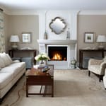 View Mantel: Regal 72 Standard Concrete Fireplace Mantel