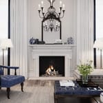 View Mantel: Whistler Concrete Fireplace Mantel