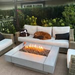View Quadra 48 Concrete Fire Table
