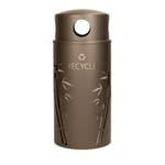 View Nature Collection Bamboo Recycling Receptacle - 33 Gallon