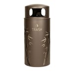 View Nature Collection Bamboo Waste Receptacle - 33 Gallon