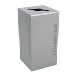 View Black Tie Series: Square Gallon Waste Receptacle