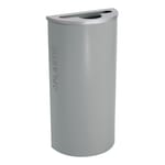 View Black Tie Series: Half-Round Gallon Waste Receptacle