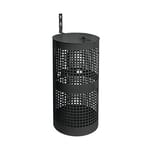 View 10 Gallon Steel Trash Receptacle