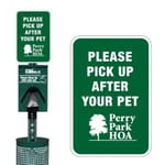 View Custom Pet Waste Station (E3CUS)