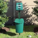 View Low Profile Plastic Pet Waste Station (E49)