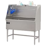 View Standard Stainless Steel Animal Bathtub with Hair Catching Drain System