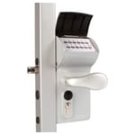 View Locks & Keepers: VOLTA - Surface mounted lock with external battery powered keypad