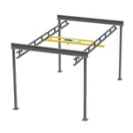 View Freestanding Workstation Bridge Crane