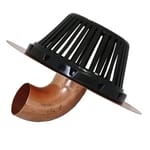 View Roof Drains: Copper Side Outlet