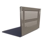 Horizontal Screens: Hollywood Wall System (Corner)