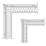 Real Rain Screen™ Siding (Wood Studs): Outside Corner Detail 