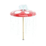 View Freestanding Play Features: Rain Cap with Polka Dots 