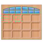 View 4 Panels 3 Over 3 Arched Lites