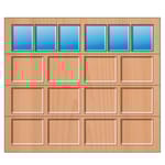 View 4 Panels 3 Lite Square Top