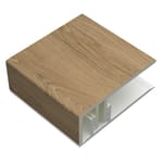View 1.5" PVC and Aluminum 2pc J-TRIM for Ceiling, Interior Column, Beam & 3/8" & 1/2" Wall Panels