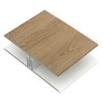 View 2" PVC Top & Bottom Universal 2pc H-Trim - Interior Wall and Ceiling