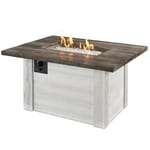 View Alcott Rectangular Gas Fire Pit Table